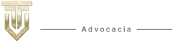 Thiago Vieira Advocacia Logotipo dourado horizontal